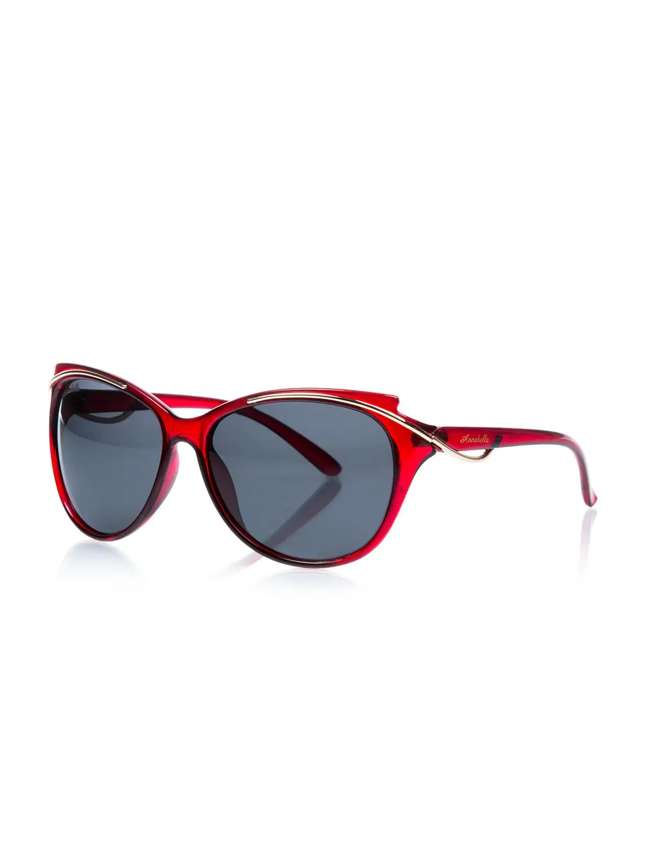 

Women's sunglasses anb 218 04 bone red organic oval aval 60-16-127 annabella