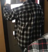 Plaid Shirts Blouses Oversized Women Top Long-Sleeve Blusas Loose Casual Cotton Ladies