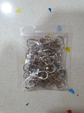 20 piezas de broche de pinza giratoria para llaveros, broche de pinza giratoria de oro, plata y bronce, llavero, accesorios de anillo de tecla dividida, cierres para fabricación de llaveros de 32mm