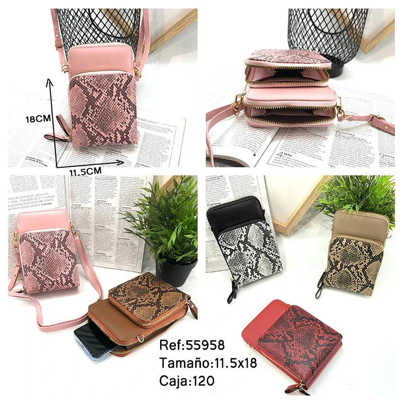 Monedero Dos Compartimentos Animal Print,monederos mujer| - AliExpress