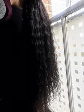 Cranberry-peluca con cierre de encaje 4x4 para mujer, cabello Remy brasileño de ondas profundas, pelucas de cabello humano con encaje frontal 13x4, línea de cabello prearrancado