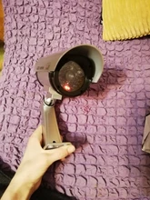 Cámara falsa simulada cámara de vigilancia CCTV DE SEGURIDAD impermeable con luz Led cámara de simulación Interior Exterior