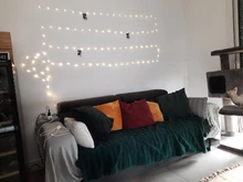 Led-String-Lights Garland Photo-Clip Battery-Operated Christmas-Decoration Holiday Wedding