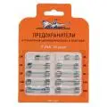 

Glass fuses cylindrical blister (10 pcs 2-25А) AFU-T-06
