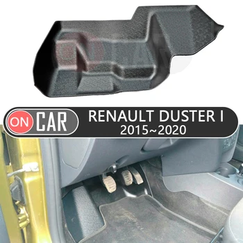

Protective cover plate under pedals for Renault Duster I 2015~2020 guard protector sticker car styling decoration protection