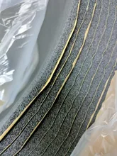 9X 1cm 0,6 cm coche sonido caliente Deadener Mat a prueba de ruido aislamiento del capó Deadening motor Firewall calor espuma de algodón pegatina 30x50cm