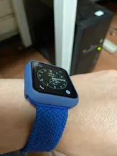 Vidrio + para Apple Watch Serie 6 5 4 3 SE 44mm 40mm watch cuero, iWatch 42mm 38mm Protector de pantalla + cubierta de apple Watch Accesorios