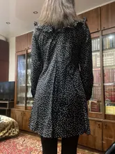 Vintage Dress Robe Oversize Long-Sleeve Boho Party Girls Female Autumn Plus-Size Vestido