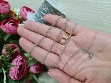 Cadena de Metal para collar, 5 m/lote, 0,6x2x3mm, 7 colores, para pulseras, accesorios, cadena de eslabones de Metal para fabricación de joyas