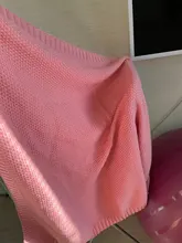 Manta tejida para bebé, ropa envolvente de cama supersuave para niños pequeños, colcha de cama, sofá, cochecito, cesta