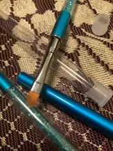 Pluma de pincel para arte de uñas, Diamante de imitación, mango de Metal acrílico, polvo de tallado, Gel líquido para salón de belleza, pinceles con tapa