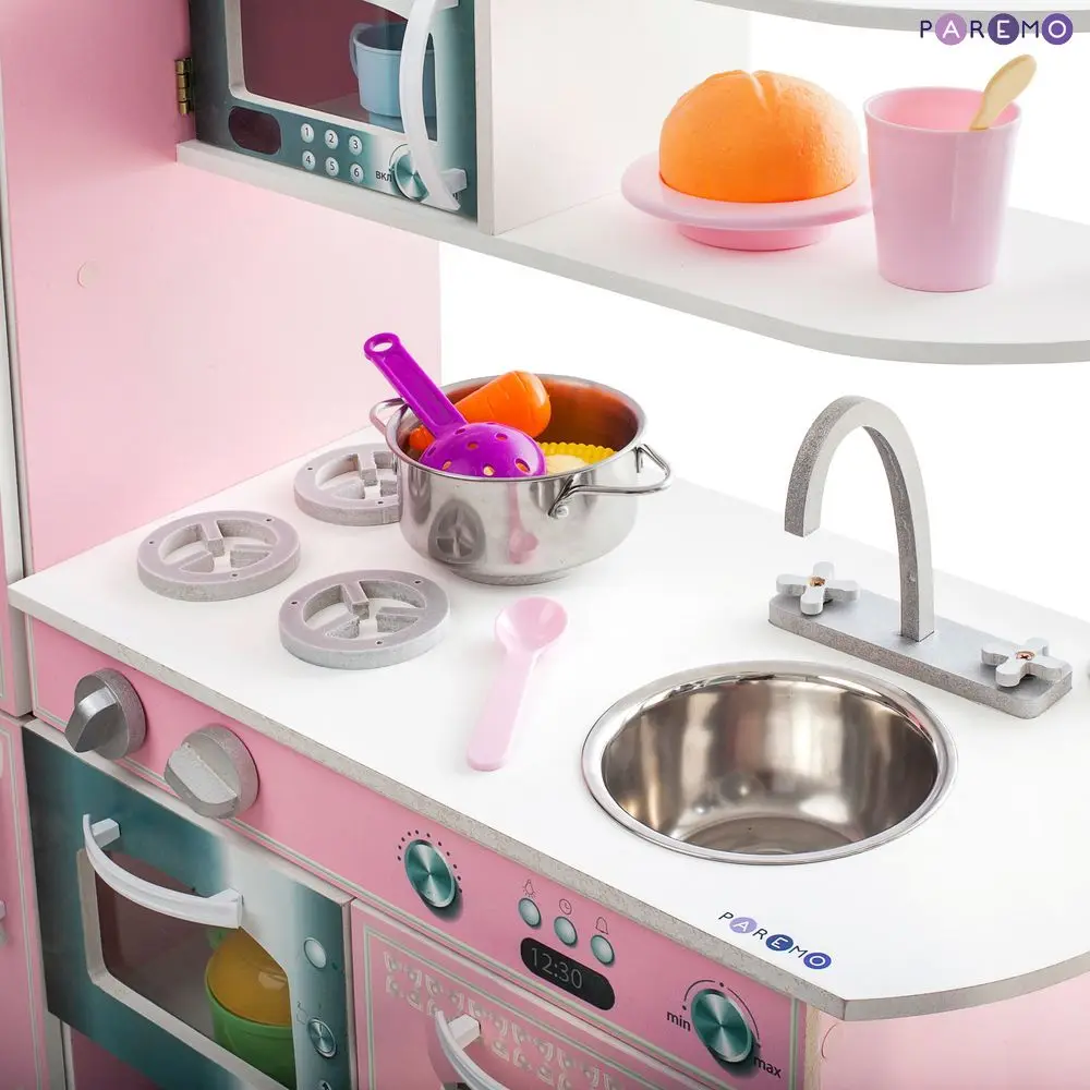 Игрушечная кухня "Джелато Роуз", игрушечная кухня игрушки для девочек, подарки детям, развивалка