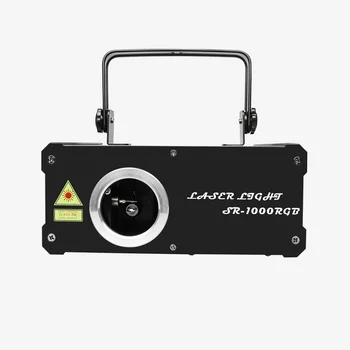 

Hot sale LED 1W RGB full color animation laser light DMX sound control for disco party stage wedding LED effect laser light