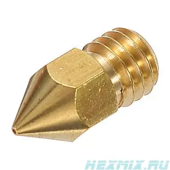 

Extruder nozzle 0.1-1.0mm under filament 1.75mm (diameter-0.6mm)