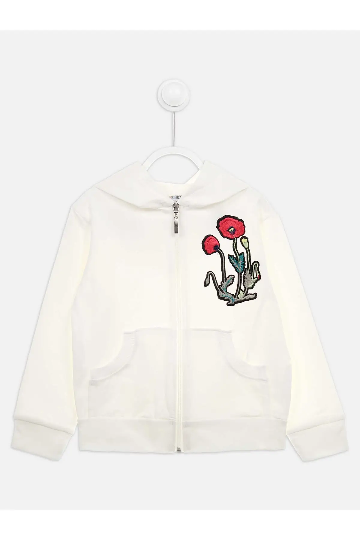 White Seasonal Female Child Jacket