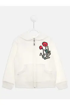 

White Seasonal Female Child Jacket