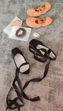 Ballet Pointe Shoes Ribbons Professional Girls Black Women Ladies Satin 