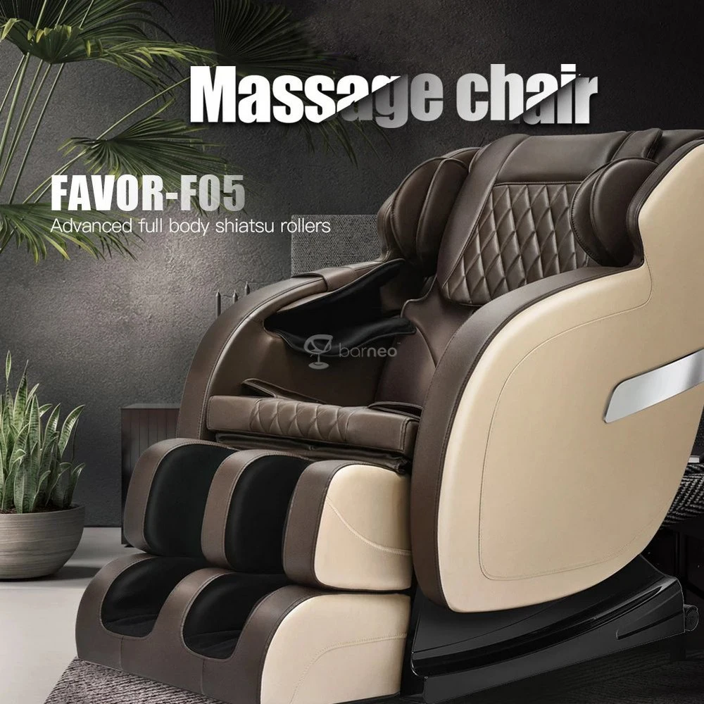 95689 Barneo Fav-05 Кресло массажное коричневое кресло для массажа кресло с массажем по России
