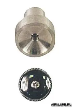 

"punch button", "punch", "Punch for installing buttons", "hand press for buttons"