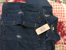Girls Denim Clothing Coats Spring Embroidery Kids Jackets Bear Children Cartoon Leader