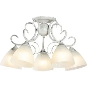 

Chandelier ceiling IMEX md.0736-5-S WH 5*60 W E27