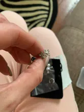 XIYANIKE-pendientes de plata de primera ley con forma de hoja para mujer, aretes pequeños, plata esterlina 925, Circonia cúbica, zirconia, circonita, zirconita, ajustable, hecho a mano