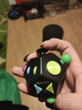 EDC mano para el autismo, TDAH alivio de la ansiedad en niños de 12 lados Anti-estrés Fidget Juguetes | Juguetes Fidget | Fidget Juguetes