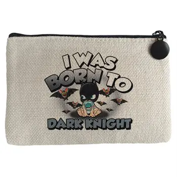 

Purse I was born to dark knight spoof Baby bat man