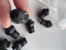 Interruptor de botón momentáneo DS228, botón de bloqueo de encendido/apagado para tablero de coche, barco, 12V, DS428, 10 Uds.