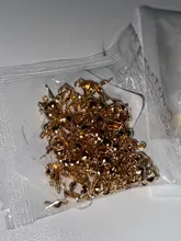 Lote de conectores de cadena de bolas Calotte de 4x7mm, componentes de conectores para joyería DIY, 100 unids/lote