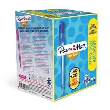 

Papermate S0977440 Inkjoy 100 ballpoint pen, packaging 80 + 20 pens