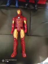 Figuras de acción de Los vengadores de Marvel de 30cm, Thanos, Hulkbuster, Iron Man, Capitán América, Thor, Lobezno, Pantera Negra