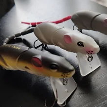 Mouse-Lure Hook Minnow Fishing-Bait Crankbaits Artificial-Fishing-Lure Pike-Bass Plastic