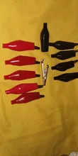 Metal Alligator-Clip Electrical-Clamp Testing Crocodile Probe-Meter G98 for Black/red