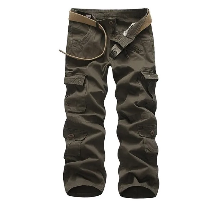cargo track pants Hot Style Spring Mens Cargo Pants Khaki Military Men Trousers Casual Cotton Tactical Pants Men Army Pantalon Militaire Homme cargo pants for men Cargo Pants
