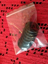 10 pcs Silica Gel Guitar Protector Strap Lock Block 25x3mm 9mm ID Black