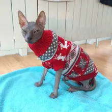 Cute Cat Sweater Costume Winter Warm Pet Clothes Cat Clothing for Cats Katten Kedi Giyim