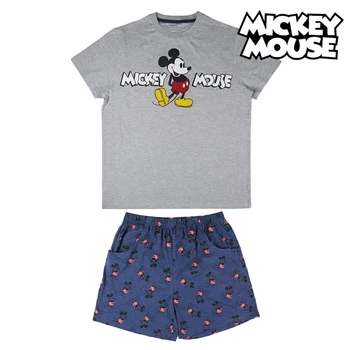 

Summer Pyjama Mickey Mouse Grey Blue