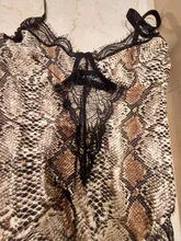 SEBOWEL-Body Sexy de encaje para mujer, con estampado de leopardo y Espalda descubierta, con tirantes finos, sin mangas, con estampado de Animal, ropa