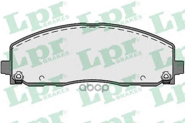Колодки Тормозные Chrysler Grand Voyager/Dodge Caravan 12- Передние Lpr 05p1759 Lpr арт. 05P1759