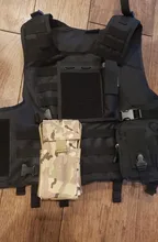 Bolsa de carcasa de munición táctica, 25 balas, calibre 12, riñonera Molle, soporte para pistola de tiro, Cartucho para Rifle, accesorios de caza