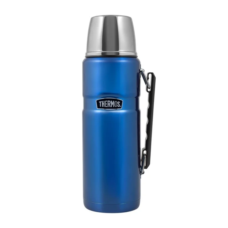 Термос THERMOS KING SK2010 1.2L складная ручка синий охота рыбалка туризм кемпинг | Дом и сад