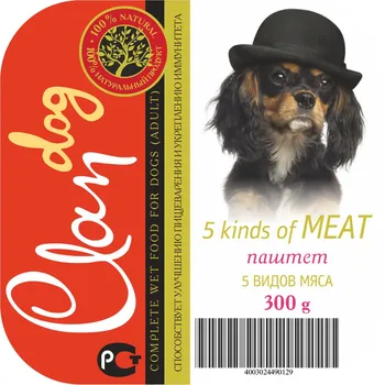 

Clan canned D/dogs 300g Pate 5 kinds of meat 12 PCs