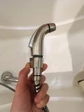 1 Pc Chrome ABS Toilet Handheld Bidet Sprayer Shattaf Cloth Diaper Enema Shower Head