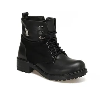 

FLO MAY 9PR Black Women Boots U.S. POLO ASSN.