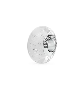 

Silver Pendant-charm with alpanite sunlight sample 925