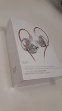 KZ-auriculares dinámicos EDX 1DD, auriculares con graves HIFI con Monitor de oído, deportivos, con cancelación de ruido, KZ ZST X ED12 ZSX ZSN PRO