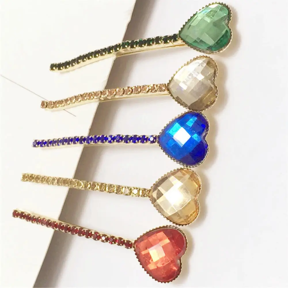 

Super Flash Crystal Diamond Hair Clip Duckbill Clip Korean Popular Ins Headdress Female Hairpin Hair Accessories