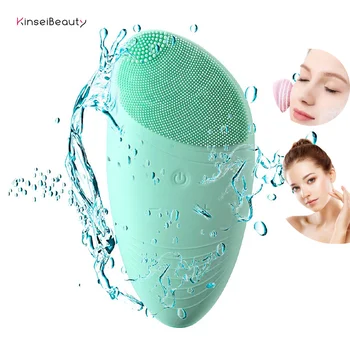 

Electric Facial Cleansing Face Washing Brush ultrasonic Vibration Skin Blackhead Remover Pore Cleaner Face Massage Skin care