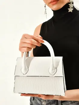 

Stylish Kroko Pattern Mini Hand Bag